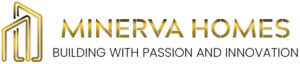 Minerva Homes Golden Logo